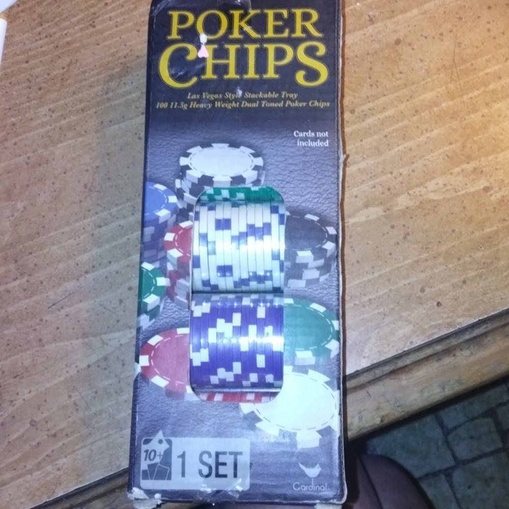 Las Vegas style poker chips